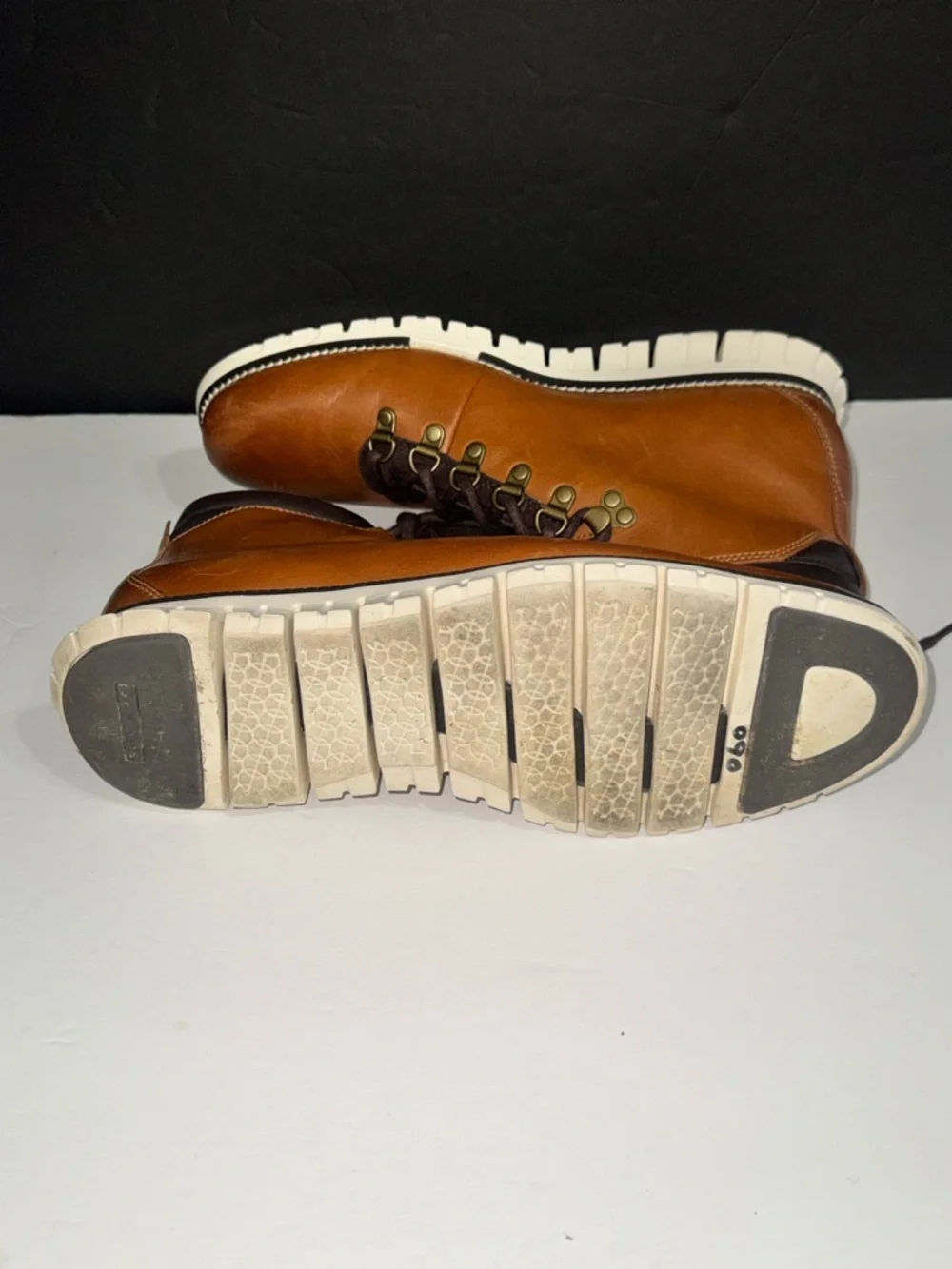 Cole Haan I Zero Grand I Men's I Brown Leather Lace-Up Boots